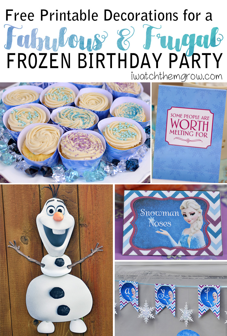 How To Throw A Fabulous And Frugal Diy Frozen Birthday Party